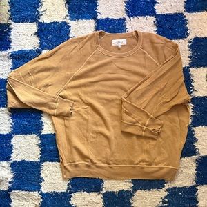 The Great college sweatshirt size large honey/yellow